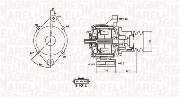063731367010 Magneti Marelli Авто генератор